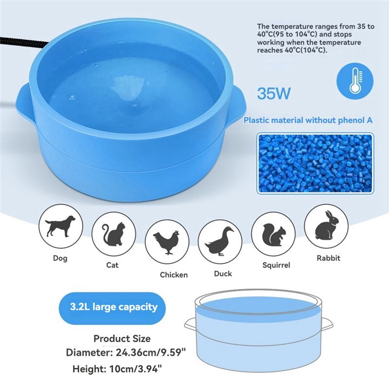 Mangkuk Air Panas THIVN-3.2L u - Smart Plug Outdoor Waterproof ulasan dan harga